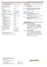 Предварительный просмотр 8 страницы Honeywell 033330.01 Mounting And Connection Instructions