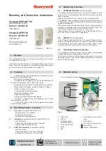 Предварительный просмотр 9 страницы Honeywell 033330.01 Mounting And Connection Instructions