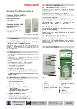 Honeywell 033441.01 Mounting And Connection Instructions предпросмотр