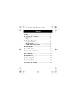 Preview for 2 page of Honeywell 1-Heat/1-Cool - TH5110D1022 Large R Operating Instructions Manual