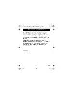 Preview for 14 page of Honeywell 1-Heat/1-Cool - TH5110D1022 Large R Operating Instructions Manual