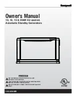 Honeywell 10 kW Owner'S Manual preview