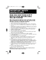 Preview for 2 page of Honeywell 10590 Owner'S Manual