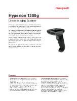 Предварительный просмотр 1 страницы Honeywell 1300G-2 Technical Specifications