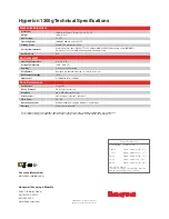 Предварительный просмотр 2 страницы Honeywell 1300G-2 Technical Specifications