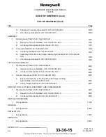 Preview for 20 page of Honeywell 15-0705-5 Component Maintenance Manual With Illustrated Parts List