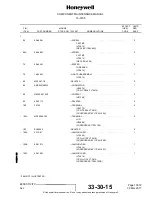 Preview for 112 page of Honeywell 15-0705-5 Component Maintenance Manual With Illustrated Parts List