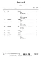 Preview for 113 page of Honeywell 15-0705-5 Component Maintenance Manual With Illustrated Parts List