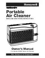 Honeywell 16060 - Portable HEPA-Type Air Cleaner Owner'S Manual preview