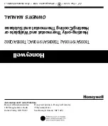 Preview for 28 page of Honeywell 191108AC Owner'S Manual