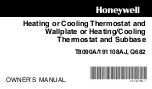 Honeywell 19908AJ Owner'S Manual preview