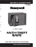 Preview for 1 page of Honeywell 2050 Operatin & Installation Manual