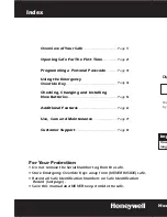 Preview for 2 page of Honeywell 2050 Operatin & Installation Manual