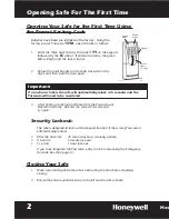 Preview for 4 page of Honeywell 2050 Operatin & Installation Manual