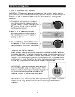 Preview for 3 page of Honeywell 2202 User Manual