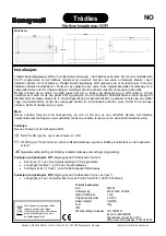 Preview for 3 page of Honeywell 290092 Manual