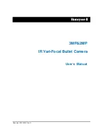 Honeywell 2MP User Manual предпросмотр