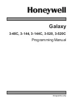 Preview for 1 page of Honeywell 3-144 Programming Manual