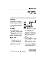 Preview for 1 page of Honeywell 32003487-001 Installation Instructions