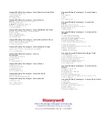 Предварительный просмотр 81 страницы Honeywell 35 Series User Manual