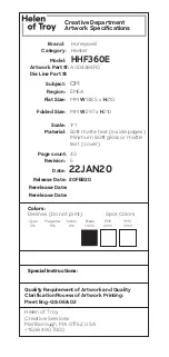 Preview for 22 page of Honeywell 360 SURROUND HEAT Operating Instructions Manual