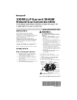Honeywell 393691 Installation Instructions Manual preview