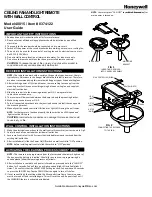 Preview for 1 page of Honeywell 40015 User Manual