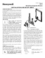 Preview for 1 page of Honeywell 4219 - Ademco 8 Zone Expander Installation And Setup Manual