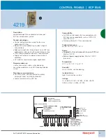 Preview for 3 page of Honeywell 4219 Installation And Setup Manual