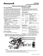 Preview for 1 page of Honeywell 4232CBM Installation And Setup Manual