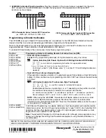 Preview for 2 page of Honeywell 4232CBM Installation And Setup Manual