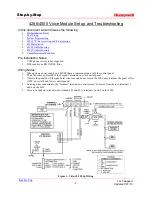 Preview for 1 page of Honeywell 4286 Set Up And Troubleshooting