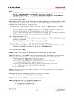 Preview for 10 page of Honeywell 4286 Set Up And Troubleshooting