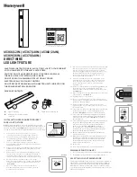 Предварительный просмотр 1 страницы Honeywell 45366 Quick Start Manual