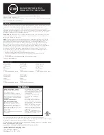 Preview for 2 page of Honeywell 45366 Quick Start Manual