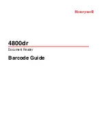 Предварительный просмотр 1 страницы Honeywell 4800dr - Document Camera Barcode Manual