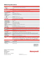 Preview for 2 page of Honeywell 4800dr - Document Camera Specification Sheet