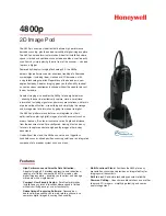 Preview for 1 page of Honeywell 4800p Specification Sheet