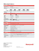Preview for 2 page of Honeywell 4800p Specification Sheet