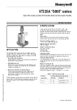 Honeywell 5000 Series Instruction Sheet preview