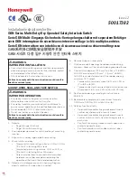 Preview for 1 page of Honeywell 50017382 Installation Instructions Manual