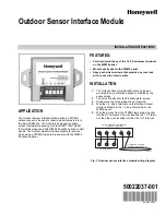 Preview for 1 page of Honeywell 50022037-001 Installation Instructions