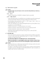 Предварительный просмотр 98 страницы Honeywell 50163730 User Manual