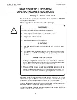 Preview for 2 page of Honeywell 5701 Operating Instructions Manual
