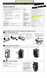 Предварительный просмотр 1 страницы Honeywell 5800-OD Installation Instructions Manual