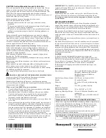 Preview for 4 page of Honeywell 5800COA Installation And Setup Manual