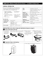 Preview for 1 page of Honeywell 5800PIR-RES Installation Instructions Manual