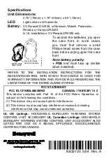 Предварительный просмотр 2 страницы Honeywell 5802mn2 - Ademco Wireless Panic User Manual