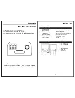Preview for 1 page of Honeywell 5851 Operation Manual