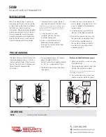 Предварительный просмотр 2 страницы Honeywell 5869 Quick Start Manual